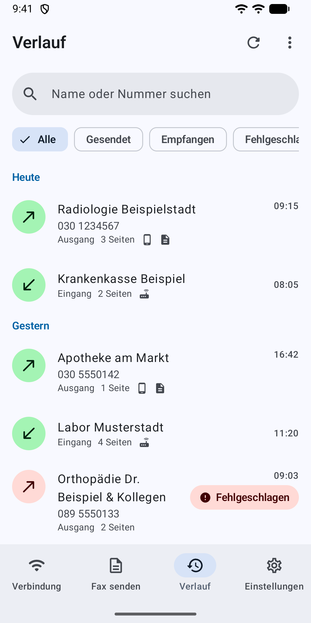 Verlauf