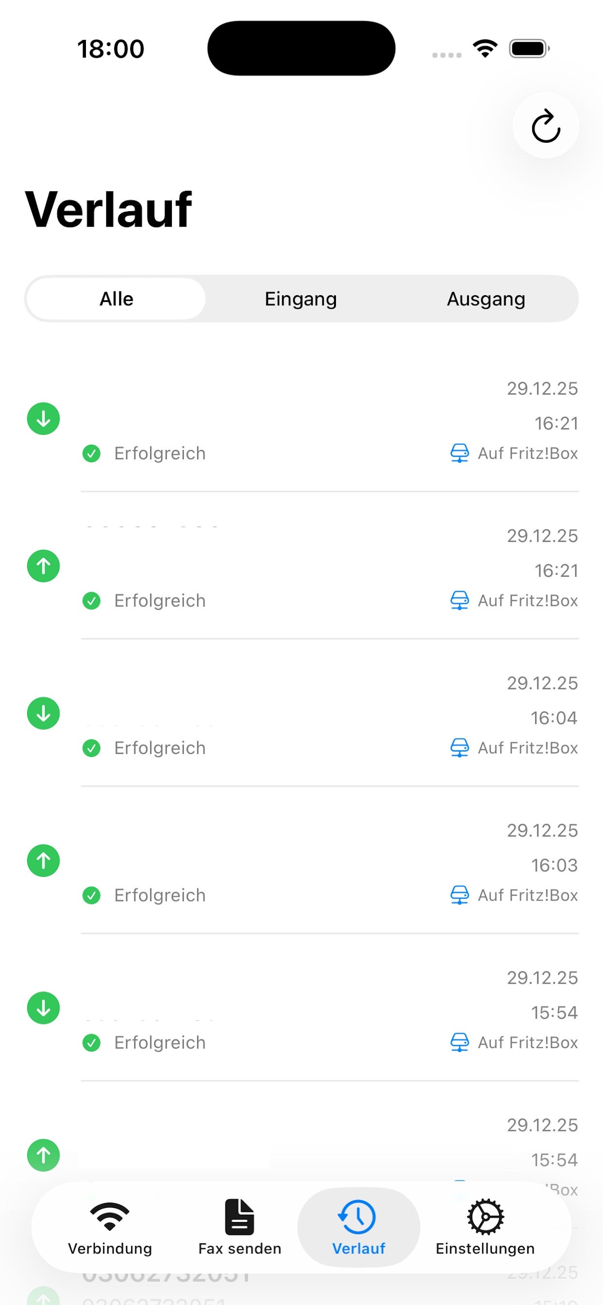 Verlauf